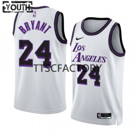 Dres Los Angeles Lakers Kobe Bryant 24 Nike 2022-23 City Edition Bijela Swingman - Dječji